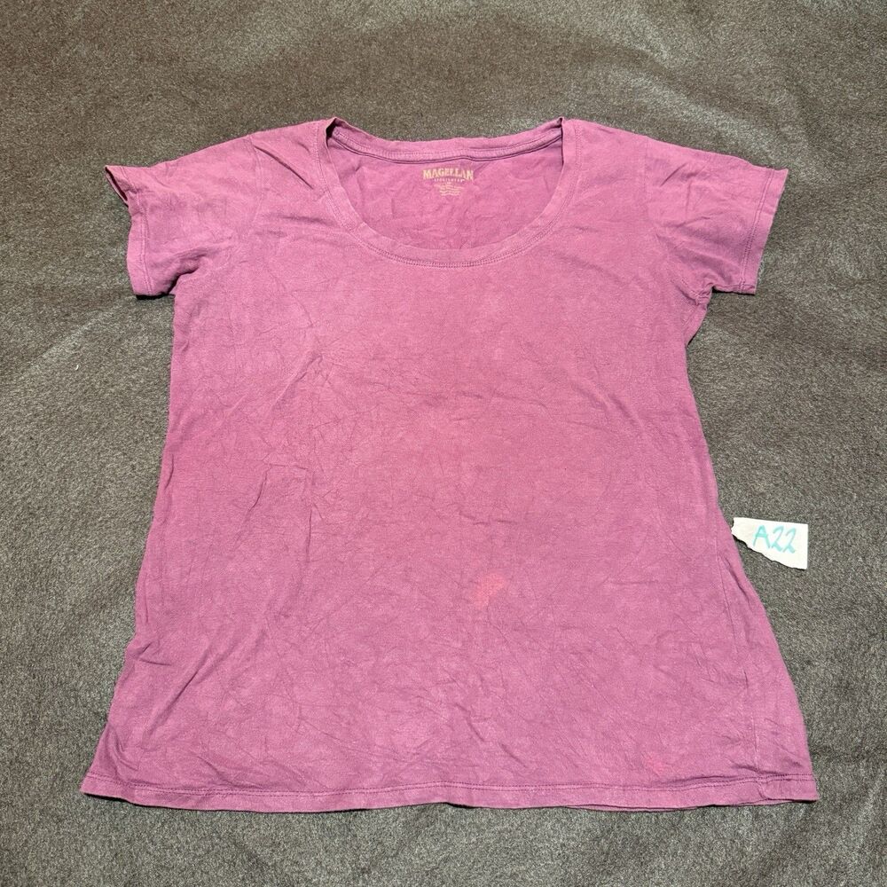 Magellan Sportswear M Medium Pink TShirt Short Sleeve Tee Shirt Organic Cotton